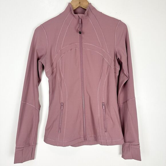 Lululemon Define Full On Luxtreme Jacket Size 8 Spanish Rose Full Length - Picture 1 of 10